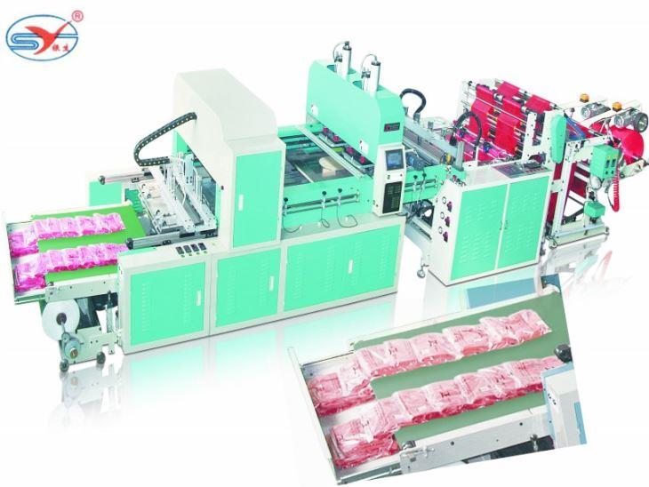 T- shirt Bag Making Machine With Auto Packing