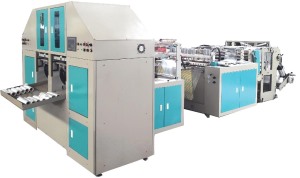 Automatic continuous roll bag machine